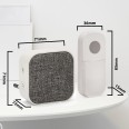 TAYLOR AC: Kabellose Türklingel mit Stecker, 150 m Reichweite, 36 Melodien. Weiß