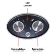 Ceramic hot air generator, 2000W, oscillating base. White