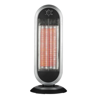 900W carbon radiator with oscillating base. Anthracite.