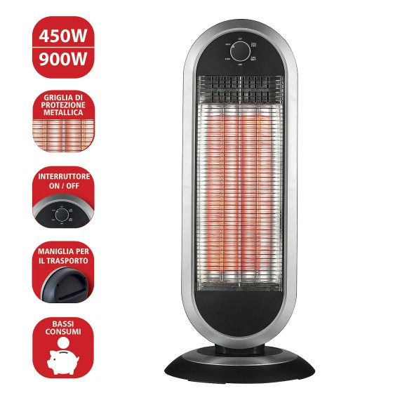 900W carbon radiator with oscillating base....