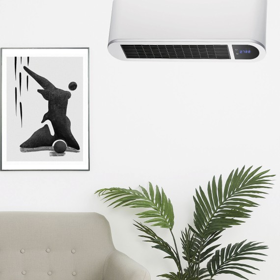 Termoventilatore murale ceramico 2000W. Con...