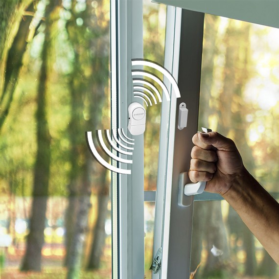 Set mit 4 magnetischen Tür- und Fensteralarmen....