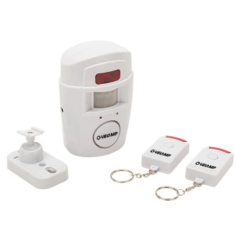 Mini alarm with presence detector and two remote...