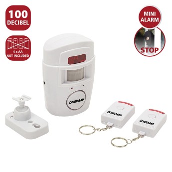 Mini alarm with presence detector and two remote... 2