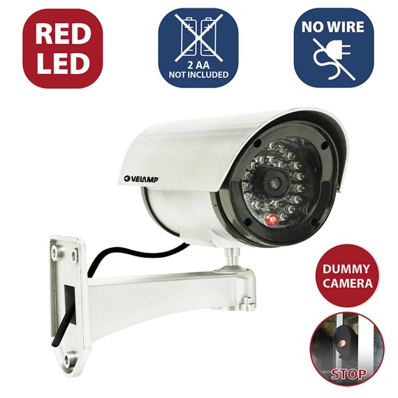 SILVEREYE: Cámara de video simulada con LED...