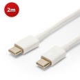 Cavo Sync & Charge, USB-C verso USB-C 2 metri. Bianco