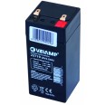Wiederaufladbare Blei-Säure-Batterie 4V 4,5Ah. Faston-Anschlüsse.