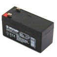 Batterie au plomb rechargeable 12 V 1,3 Ah. Connexions Faston.