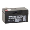 Batterie au plomb rechargeable 12 V 1,3 Ah. Connexions Faston.