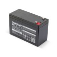 Wiederaufladbarer 12V 7Ah Bleiakku. Faston-Anschlüsse.