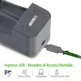 2-Kanal-Schnellladegerät für Lithium-Ionen-Akkus
