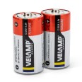 Alkalibatterie, halbe Taschenlampe LR14 C, 1,5 V - Blisterpackung mit 2 Batterien