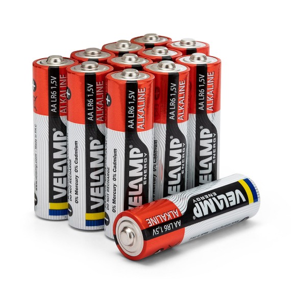 Alkaline AA battery, LR6 AA, 1.5V - Multipack...