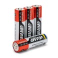 Alkaline-Batterie für Taschenlampen, LR6 AA, 1,5 V – Blisterpackung mit 4 Batterien