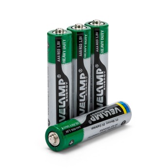 Zinc carbon battery, R03 AAA, 1.5V. Blister pack of 4. 2