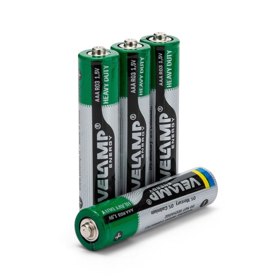 Zinc carbon battery, R03 AAA, 1.5V. Blister...