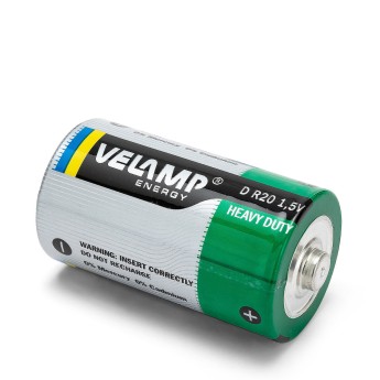 Zink-Kohle-Batterie, Taschenlampe, R20 D, 1,5 V....