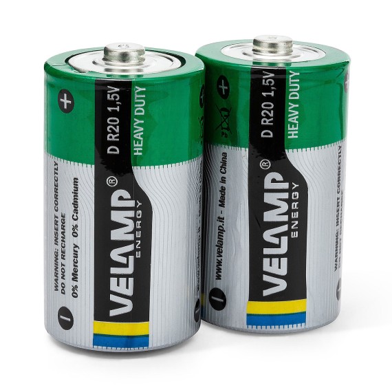 Zink-Kohle-Batterie, Taschenlampe, R20 D, 1,5...