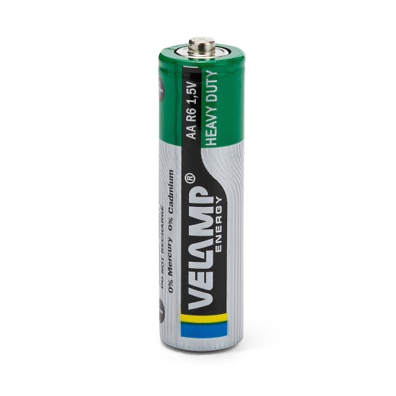 Pila de zinc-carbono, aguja R6 AA, 1,5 V....