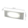 HOLLY : Lampe de secours SA + SE, 140 lumens, autonomie de 120 minutes, IP65