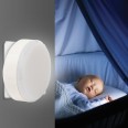 MOON: Round light for children's bedrooms. Yellow light.