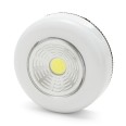 MINI PUSH LIGHT: lampada a pressione LED, bianca. A pile