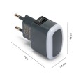 FROOT: LED light with ON/OFF switch. Anthracite