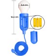 RETRO: LED-Lampe mit Kabel – blau