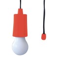RETRO: LED lamp with cord - red