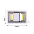 BESONDERS: Batteriebetriebener Lichtschalter (im Lieferumfang enthalten!). Weiß