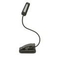 Wiederaufladbare 2-W-COB-LED-Leselampe, verstellbar mit Clip