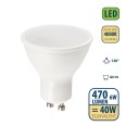 SMD LED bulb, GU10 socket, 230V, 6W/470lm, 4000K, 120°
