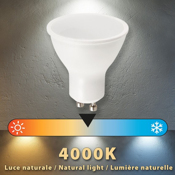 SMD LED bulb, GU10 socket, 230V, 6W/470lm,...