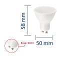 Ampoule LED SMD, culot GU10, 230 V, 9 W/806 lm, 3000 K, 110°