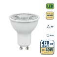 SMD LED bulb, GU10 socket, 230V, 6W/470lm, 4000K, 38°