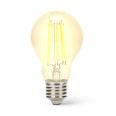LED Filament Bulb, Drop A60, 5W/1055lm, E27 Base, 3000K - CLASS A