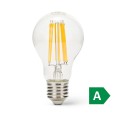 LED Filament Bulb, Drop A60, 5W/1055lm, E27 Base, 3000K - CLASS A