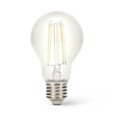LED Filament Bulb, Drop A60, 5W/1055lm, E27 Base, 4000K - CLASS A