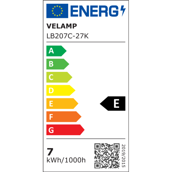 LED Filament Bulb, Drop A60, 7W/806lm, E27...