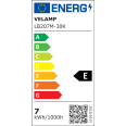 Opal LED filament bulb, A60 standard, 7W / 806lm, E27 base, 3000K