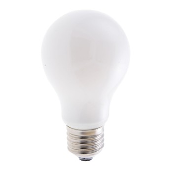 Opal Filament LED Bulb, Drop A60, 8W/1055lm, E27 Base, 3000K
