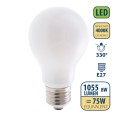 Bombilla LED de filamento ópalo, Drop A60, 8 W/1055 lm, casquillo E27, 4000 K