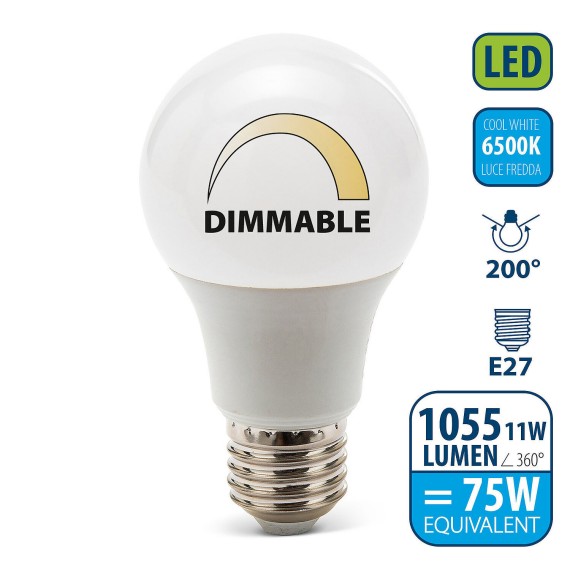 Ampoule LED SMD à intensité variable, culot...