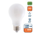 Opal Filament LED Bulb, Drop A60, 12W/1500lm, E27 Base, 3000K