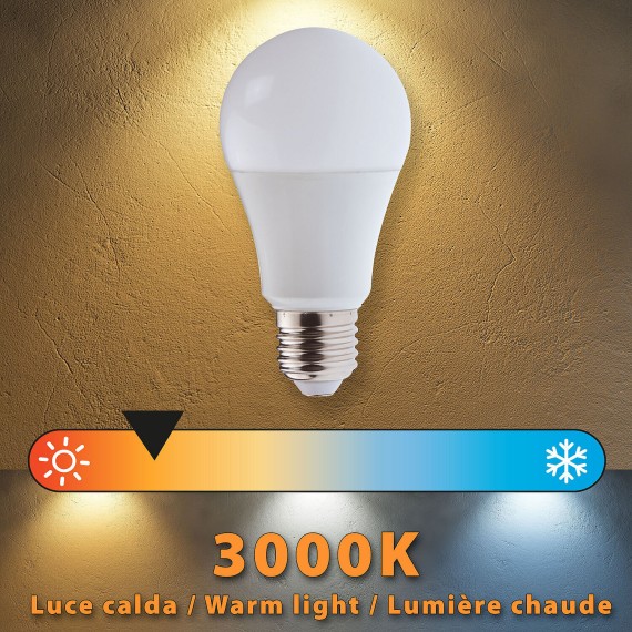 SMD LED bulb, A60 drop, 12W/1055lm, E27 base,...