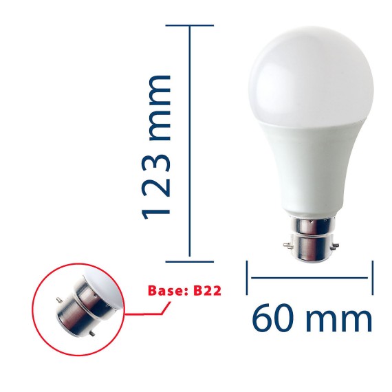 SMD-LED-Lampe, A60-Sockel, 15 W/1520 lm,...