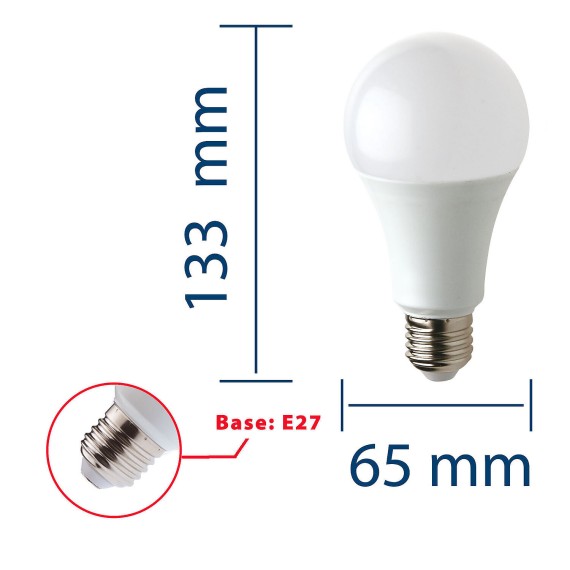SMD-LED-Lampe, A65-Sockel, 20 W/2300 lm,...