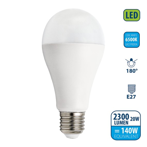 SMD-LED-Lampe, A65-Sockel, 20 W/2300 lm,...