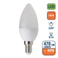 SMD LED bulb, Olive C37, 6W/470lm, E14 base, 3000K
