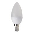 SMD-LED-Lampe, olivgrün, C37, 6 W/470 lm, E14-Sockel, 4000 K
